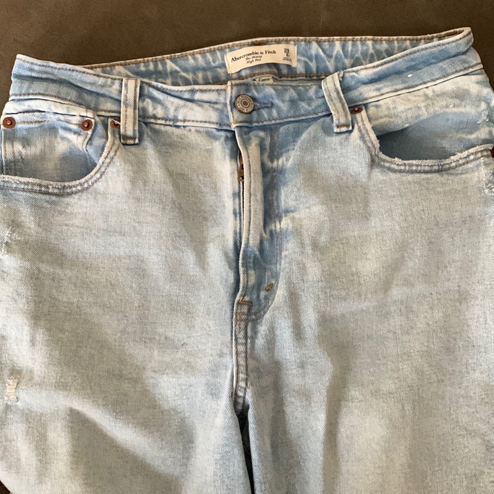 Abercrombie & Fitch The Skinny High Rise Curve Love Size 29
